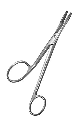 SurgicalOnline Stainless Steel Gillies Sheehan Needle Holder with Small Suture Scissors Straight 6
