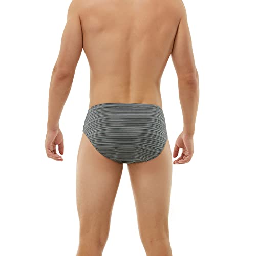 KNITLORD Men's Underwear Bamboo Viscose Soft Lightweight Mid/Low Rise Briefs 3 or 4 Pack3