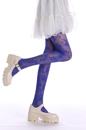 Image of Sahabowi Women Tights, Female Sheer High Waist Pantyhose, Vintage Control Top Stockings