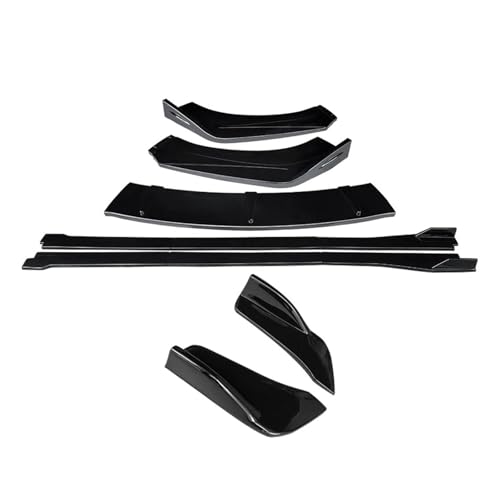 NCTPICLC Car Front Spoiler For Volvo V40 2013-2019, ABS Plastic, Gloss Black, Front Lower