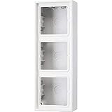 Blanco alpino JUNG LS583AWW Caja de Superficie, Triple, 223 x 81 x 47mm, Blanco Alpino, Duroplástico, Brillante