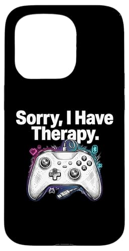 Sorry I Have Therapy �r�f�I�Q�[���R���\�[���R���g���[���[ �X�}�z�P�[�X iPhone 15 Pro �p