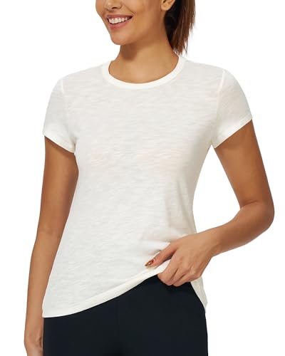 Stelle Womens Modal Soft Crewneck Short Sleeve T Shirts Summer Casual Basic Tops Tees3