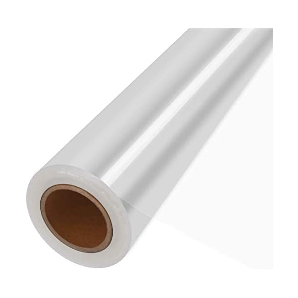 JOYIT 100 ft Clear Cellophane Wrap Roll (31.5 in x 100 ft) - 3 Mil Thicken Cellophane Roll, Clear Cellophane Bags Large, Clear Wrapping Paper for Flower Gift Baskets Wrap (31.5" fold into 16")