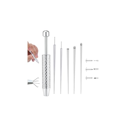 GEMQUEEN Piercing Taper Ball Grabber Changing Tool Set - Flat