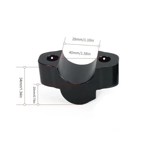 Suplemento manillar 20mm para pilotar de pie en Yamaha Tenere 700 2
