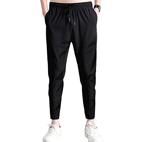 Maiyifu-GJ Men's Lightweight Stretch Workout Jogger Casual Outdoor Tapered Track Pants Athletic Running Sport Sweatpants