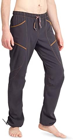 Ucraft "Xlite Rock Climbing, Bouldering and Yoga Pants. Lightweight, Stretching, Breathable (Size S, Color Graphite)