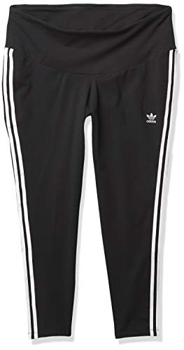 adidas Originals womens 3-Stripes Tights Black/White 3X