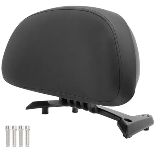 Coussin dossier passager pour GoldWing GL1800 2018-2024 en cuir noir