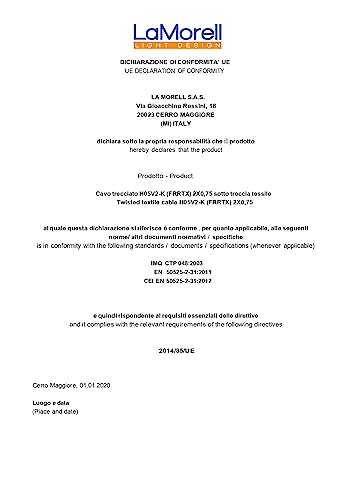 Cavo Elettrico Treccia/Trecciato Rivestito in