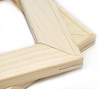 Solid Pine Canvas Stretcher Bars - Canvas Frames for Paintings, Prints & Posters - Sold in Pairs Including Wedges (50cm - 20")
