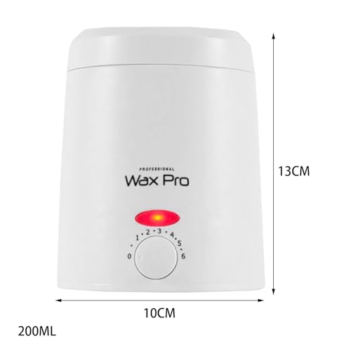 Chauffe-cire électrique pour épilation de 200ml en blanc pour soins spa à la maison
