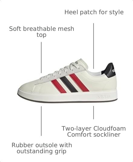 Image of adidas Men's Grand Court 2.0 Shoe
