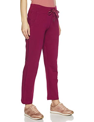 Image of Van Heusen Women's Cotton Lounge Pants | Drawstrings & Side Pockets | Cotton Stretch | Smart Tech finish | Sweat Absorbent | Breathable Fabric | At home pyjamas | Everyday Comfort | Solid Colors | Style 55302