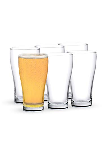 Ocean Conical Super Glass 425ml , Set of 6,Transparent