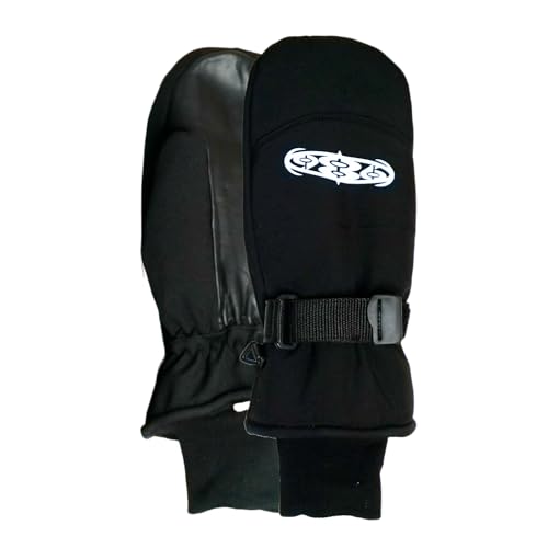 986 Snowboard Mittens Unisex (Black, Medium)
