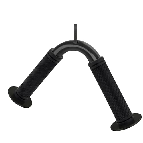 Mppchhn ラットプルダウンバー,筋力トレーニング V字グリップ | 滑り防止アームバックローイングバー 男女兼用 ワークアウト,ドアウェイ ガレージ ホームジム フィットネストレーニング