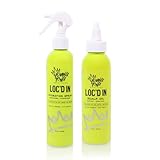 YOUNG KING HAIR CARE LOC Bundle | Daily Hydration Spray & Growth Scalp Oil for Locs, Dreads, Braids, and Twists |Moisturizes & Soothes |Lemongrass & Black Castor Oil | Natural Care Maintenance | 2pcs