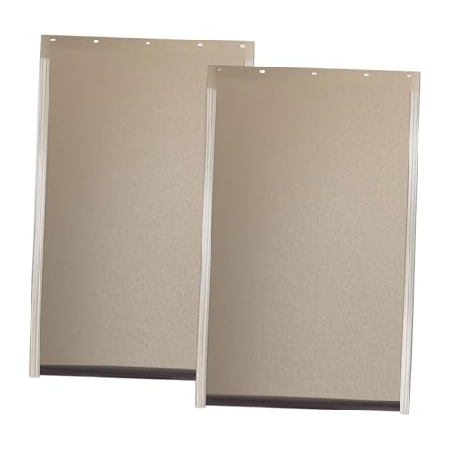 2個入り 犬用ドア 交換用フラップ 大型交換用犬用ドア ペット用品 防風 耐候性 猫用ペットドアカーテン TPU, L