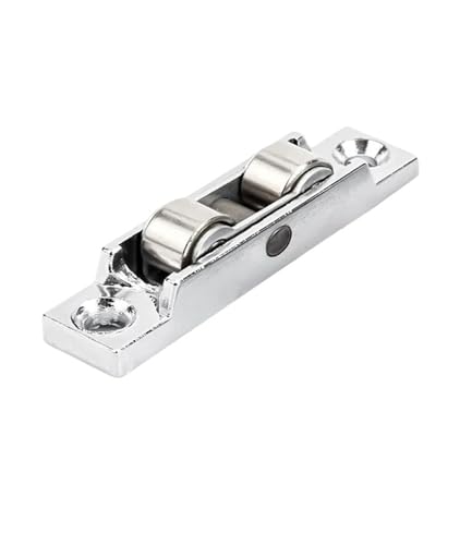 Poulies de fenêtre double rouleau type 77 concave pour réparer rail coulissant de placard
