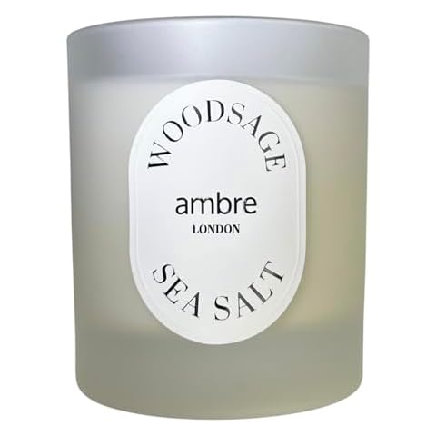Woodsage & Sea Salt Luxury Scented Candle Cover