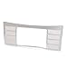 beler Car Interior Auto Aluminium Center Console Button Switch Panel Cover Trim for Mercedes-Benz W212 E Class