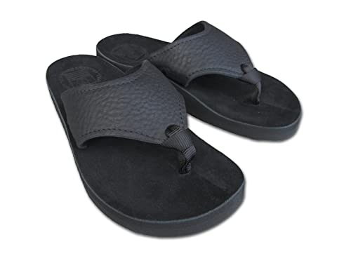 [THE SANDALMAN] サンダルマン BEACH WIDE（ブラック） (measurement_27_point_0_centimeters)