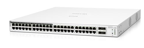 Image of HPE Networking Instant On Switch Series 1830 48-Port Gb Smart-Managed Layer 2 Ethernet Switch with PoE | 48x 1G | 4X SFP | 24x CL4 PoE (370W) | Fan-Less | US Cord (JL815A#ABA)