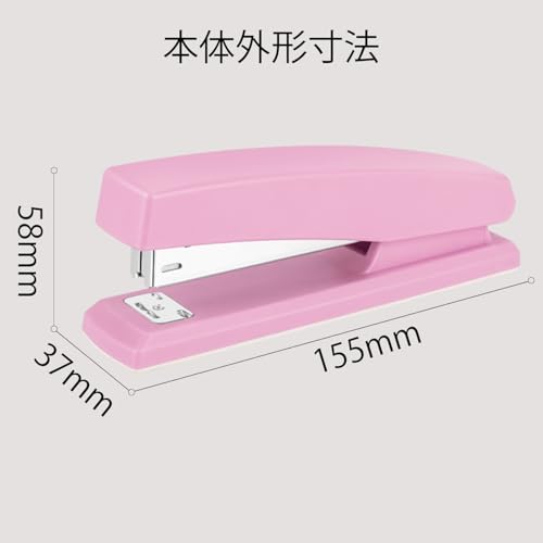 Deli Stapler, Desktop Stapler, Office Stapler, 25 Sheet Capacity, Includes 1000 Staples and Staple Remover, Pink - Image 4