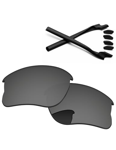 Image of Replacement Lenses & Rubber Kits for Oakley Half Jacket 2.0 XL OO9154 62mm - Precise Fit, UV Block, Impact Resistant