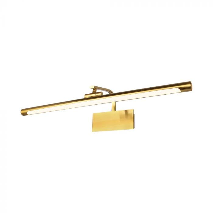 Image of Glowave Classic Metal Golden LED Light with Adjustabe Head Mirror Vanity Bathroom Picture Light - Warm White (375 /GD)