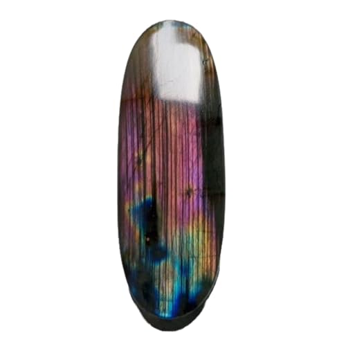 Labradorite violette naturelle cabochon ovale parfait pour réussir vos sertissages de bijoux