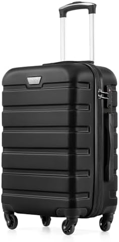 COOLIFE 20 Inch Carry On Suitcase for EasyJet, ABS+PC, Hardshell,...