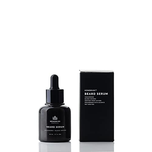 Hendriks™ Beard Serum - Best Beard Oil & Leave-in Conditioner 30ml. 100% Natural. Stops Beard Itch. Prevents Dandruff. Natural, Organic, Vegan, Beard Conditioning Oil. Contains Over 15+ Certified Organic Oils and Extracts.