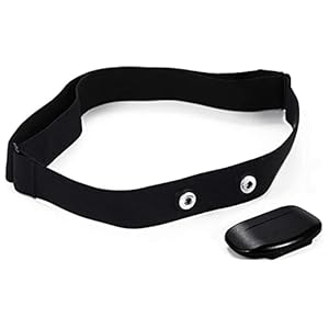 iPobie Ceinture Cardio, Élastique Cardio Frequencemètre Support Moniteur de Fréquence Cardiaque Equipement de Fitness pour Garmin Polar