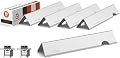 SUS304 GS4 Genesis II Flavorizer Bars for Weber Genesis II/LX 300 Series, Grill Parts for Weber Genesis 2 E310, Genesis II E310, II E-330/335, LX S/E340 Grills, 17" Replacements Parts for Weber 66795