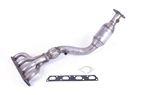 Exclusive Exhaust Compatible with Mini Cooper 1.6L Manifold Catalytic Converter 2002-2006 Stainless OBDII – High Performance, Durable, Easy Installation