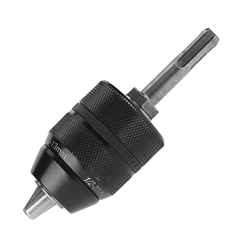 Roto Martillos Y Taladros, Tools Convertidor Autoajustable de Portabrocas de Torno de 2-13 mm sin Llave - Metal con Adaptador SDS