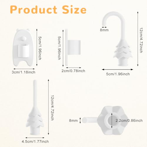 Image of SNOWIE SOFT 2Pcs Silicone Door Hinge Protector, Baby Proofing Anti-Pinch Door Stopper for Kids Safety, Soft Finger Guard for Preventing Door Slam & Child Finger Injury Baby Safety Products for Home