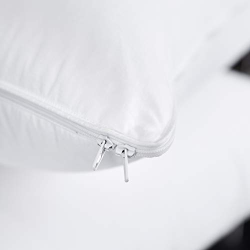 Three Geese Adjustable Layer Goose Feather Pillow,Assembled Bed Pillow,100% Soft Cotton Cover,Good For Side And Back Stomach Sleeper thumb #5