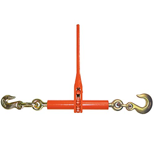Image of VULCAN Load Binder with Grab and Slip Hooks - Ratchet Style - 6,600 Pound Safe Working Load (Works with 5 /16 Inch or 3 /8 Inch Grade 70 Chain)