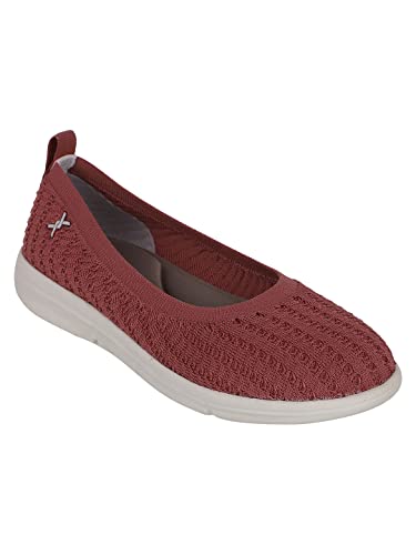 Image of Carlton London Women's Fly Knit Comfort Slip-On Ballet Flats