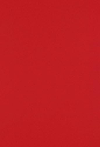 Cartulina de 13 x 19 pulgadas, color rojo rubí (50 cantidades), perfecta para manualidades, invitaciones, álbumes de recortes, fotos de 13 x 19,