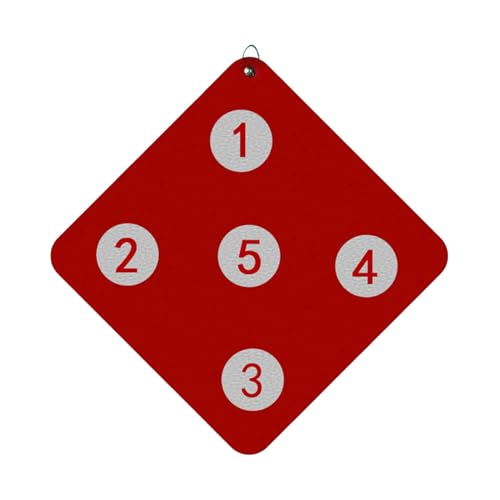 Équipement de formation d'escrime mural avec cinq yeux de taureau