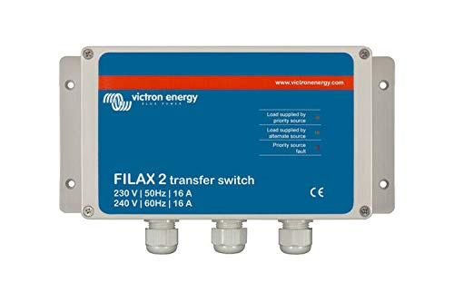 Victron Energy Filax 2 Transfer Switch CE 110V / 50Hz-120V / 60Hz- SDFI0000110