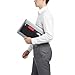 3-Pockets Mouse Holder for Laptop Stick on, Adhesive Mouse Pouch for Laptop, External Hard Drive Accessory Storage Sleeve Pocket for Mouses HDD SSD USB Drive Cables