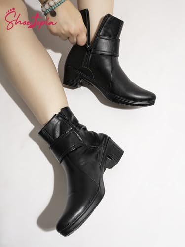 Image of Shoetopia Women Zipper Boots
