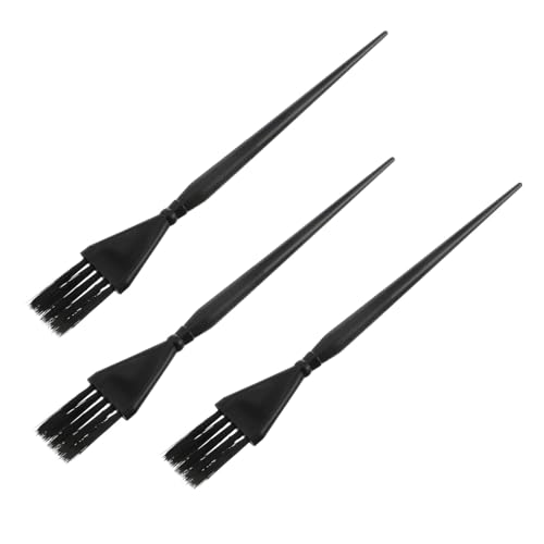 LIFKOME Pennello per Tintura Chioma Set da 3 Pezzi, Spazzola per Tintura Professionale in Materiale Pc, Setole Ultra per Distribuzione Uniforme, per Saloni e Uso Fai-da-te Colore Casuale