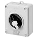 Gewiss - GW70401P Sezionatore Rotativo, Hp, Comando, Cassetta In Materiale Isolante, 16A 2P, Manopola Nera Lucchettabile, IP66/67/69 - 3